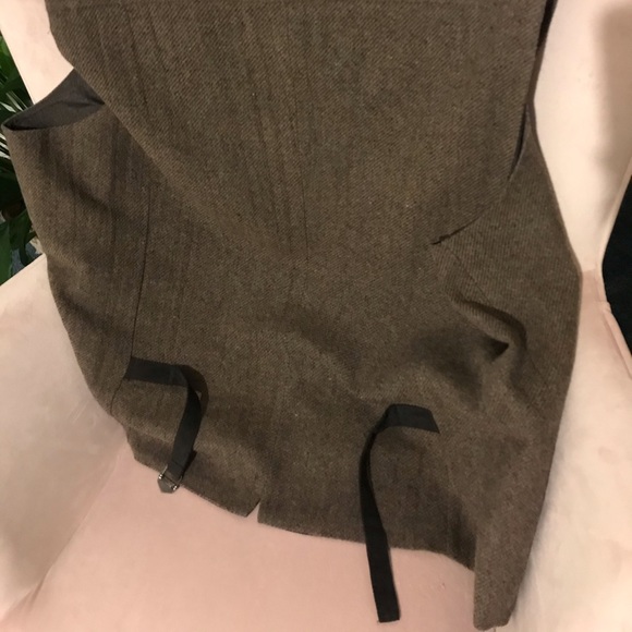 Men’s tweed dress vest with silky lining - Picture 6 of 6